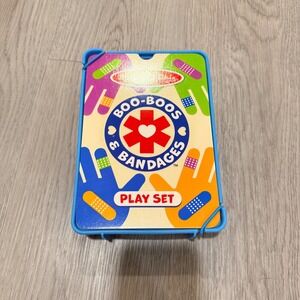 Melissa & Doug First Aid Kit Boo-Boos & Bandages Play Set Kids Unisex OS